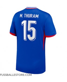 Günstige Frankreich Marcus Thuram #15 Heimtrikot EM 2024 Kurzarm